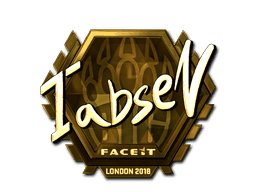 Sticker | tabseN (Gold) | London 2018