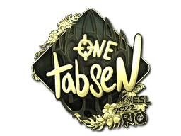 Sticker | tabseN (Gold) | Rio 2022