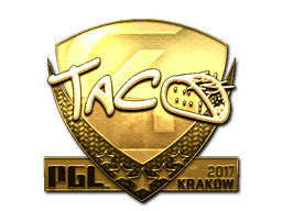 Sticker | TACO (Gold) | Krakow 2017