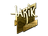 Sticker | tarik (Gold) | Boston 2018