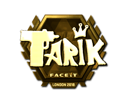 Sticker | tarik (Gold) | London 2018