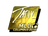 Sticker | tarik (Gold) | MLG Columbus 2016