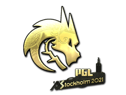 Sticker | Team Spirit (Gold) | Stockholm 2021