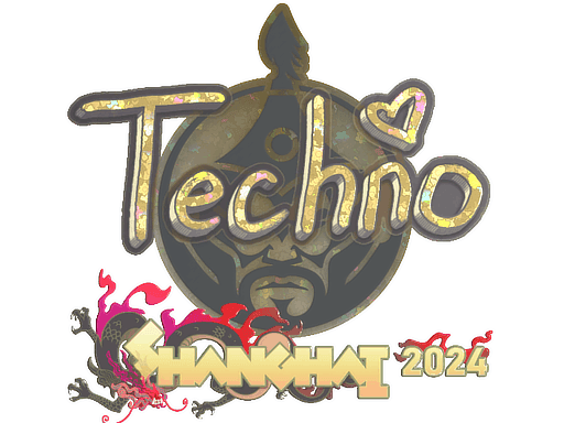 Sticker | Techno4K (Glitter) | Shanghai 2024