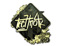 Sticker | Techno4K (Gold) | Rio 2022