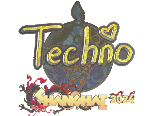 Sticker | Techno4K (Holo) | Shanghai 2024