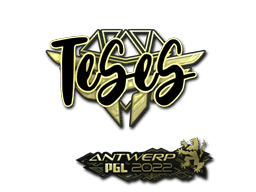 Sticker | TeSeS (Gold) | Antwerp 2022