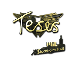 Sticker | TeSeS (Gold) | Stockholm 2021