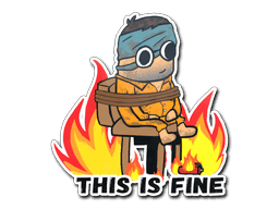 Sticker | This Is Fine (H)