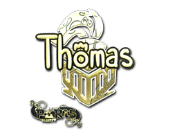 Sticker | Thomas (Gold) | Paris 2023