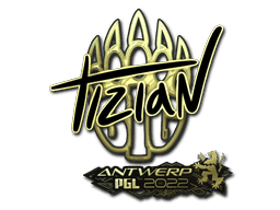 Sticker | tiziaN (Gold) | Antwerp 2022