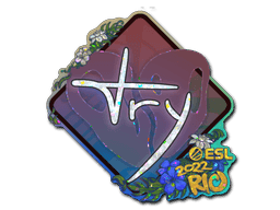 Sticker | TRY (Glitter) | Rio 2022