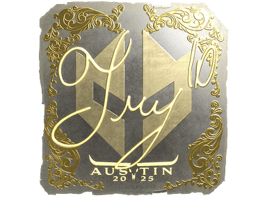 Sticker | TRY (Gold) | Austin 2025