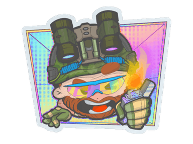 Sticker | Try Hard (Holo)