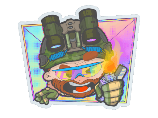 Sticker | Try Hard (Holo)