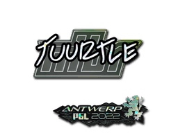 Sticker | Tuurtle (Glitter) | Antwerp 2022