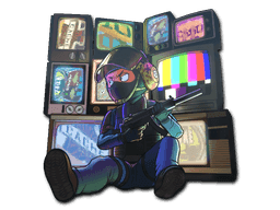 Sticker | TV Installation (Lenticular)