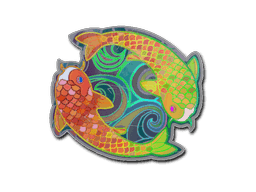 Sticker | Twin Koi (Holo)