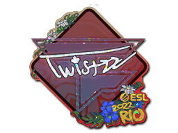 Sticker | Twistzz (Glitter) | Rio 2022