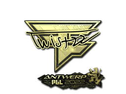 Sticker | Twistzz (Gold) | Antwerp 2022