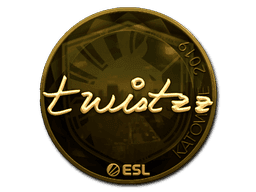 Sticker | Twistzz (Gold) | Katowice 2019