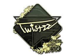 Sticker | Twistzz (Gold) | Rio 2022