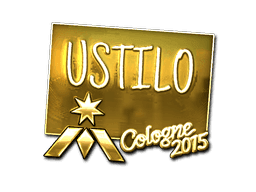 Sticker | USTILO (Gold) | Cologne 2015