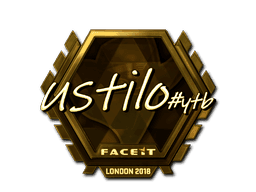 Sticker | USTILO (Gold) | London 2018