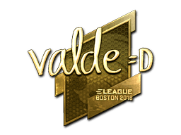 Sticker | v4lde (Gold) | Boston 2018