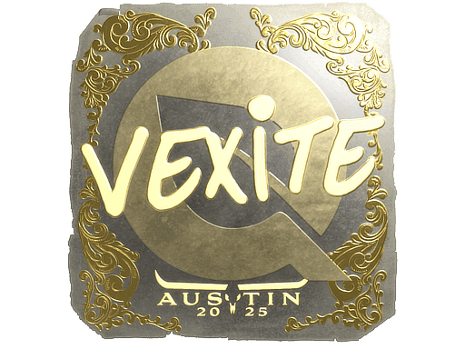 Sticker | vexite (Gold) | Austin 2025