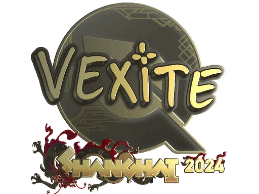 Sticker | vexite (Gold) | Shanghai 2024