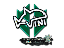 Sticker | VINI (Glitter) | Antwerp 2022