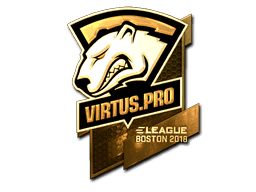 Sticker | Virtus.Pro (Gold) | Boston 2018