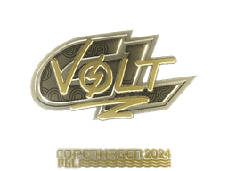 Sticker | volt (Gold) | Copenhagen 2024