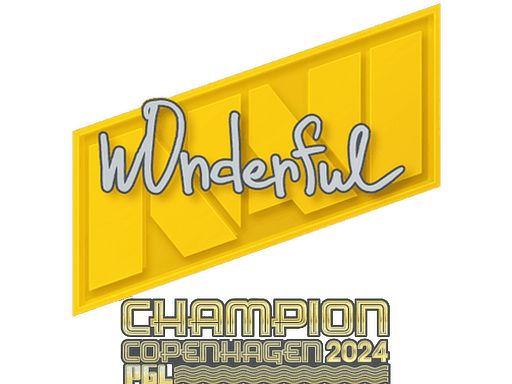 Sticker | w0nderful (Champion) | Copenhagen 2024