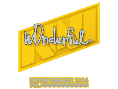 Sticker | w0nderful | Copenhagen 2024