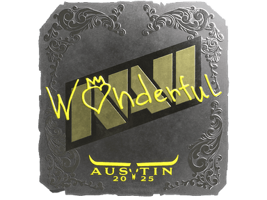 Sticker | w0nderful (Foil) | Austin 2025
