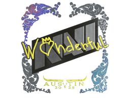 Sticker | w0nderful (Holo) | Austin 2025