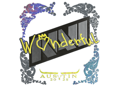 Sticker | w0nderful (Holo) | Austin 2025