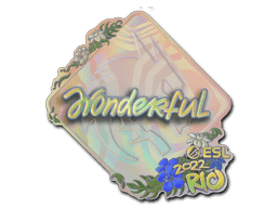 Sticker | w0nderful (Holo) | Rio 2022