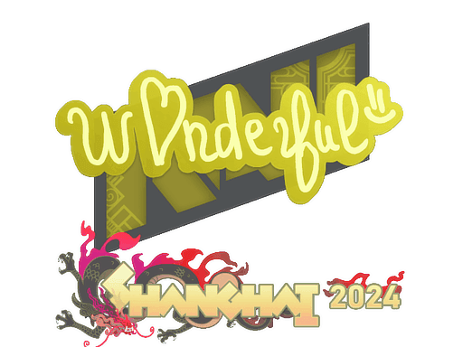 Sticker | w0nderful | Shanghai 2024