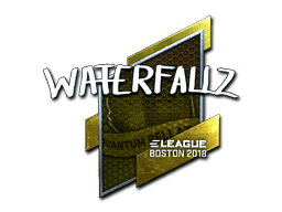 Sticker | waterfaLLZ (Foil) | Boston 2018