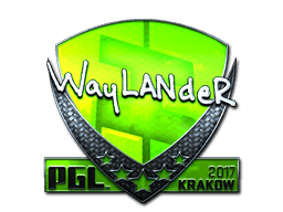 Sticker | wayLander (Foil) | Krakow 2017