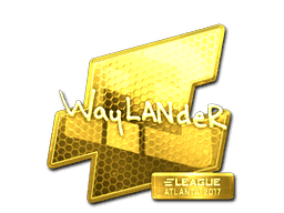 Sticker | wayLander (Gold) | Atlanta 2017