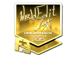 Sticker | WorldEdit (Gold) | Cluj-Napoca 2015