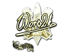 Sticker | Woro2k (Gold) | Paris 2023