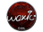 Sticker | woxic (Foil) | Katowice 2019