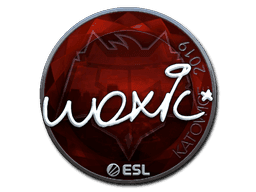 Sticker | woxic (Foil) | Katowice 2019