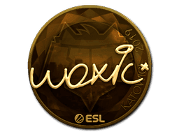 Sticker | woxic (Gold) | Katowice 2019