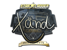 Sticker | xand (Gold) | Berlin 2019